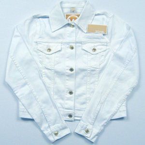 MK Michael Kors Denim Jean Jacket White L